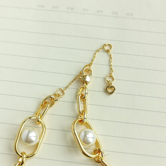 Glamorous Strands Gold Pearl Necklace - Kate Spade - Picture 3 of 3